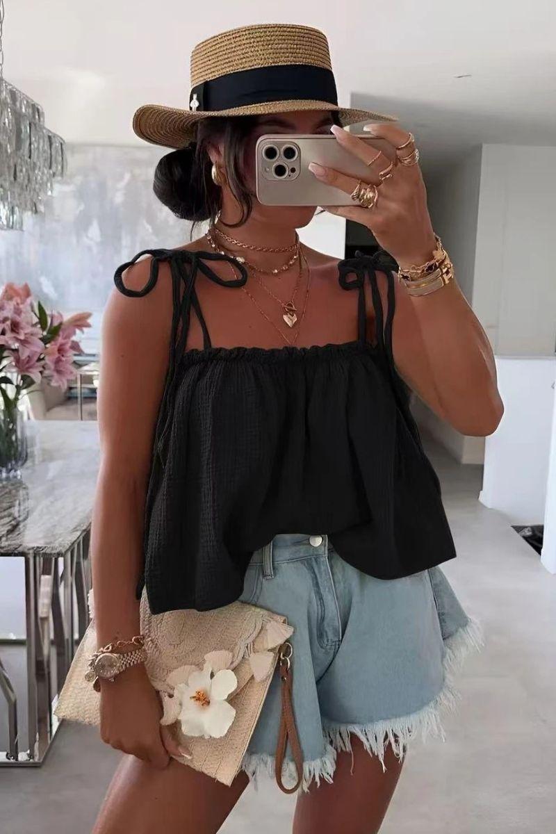 Air Top 5049 | Black | Top fra Avery