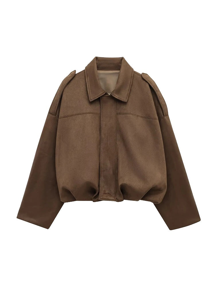 Lieke | bomberjakke dame vintage stil – trendy streetwear motejakke