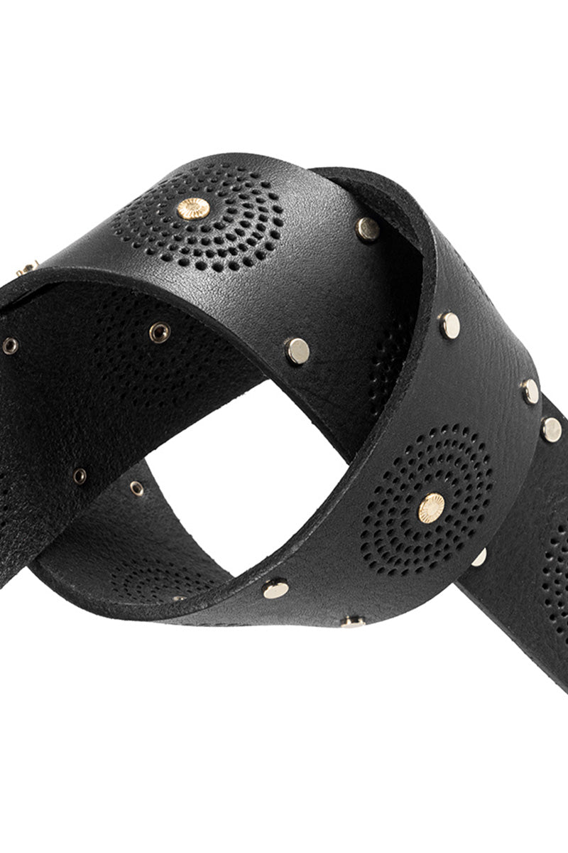 15846 Jeans belt | Black | Bælte fra Depeche