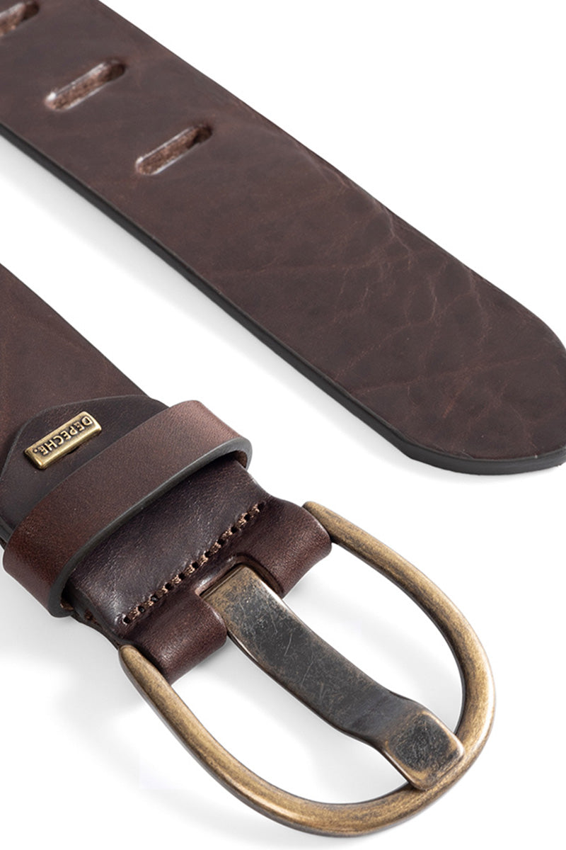 15862 Jeans belt | Dark Brown | Bælte fra Depeche