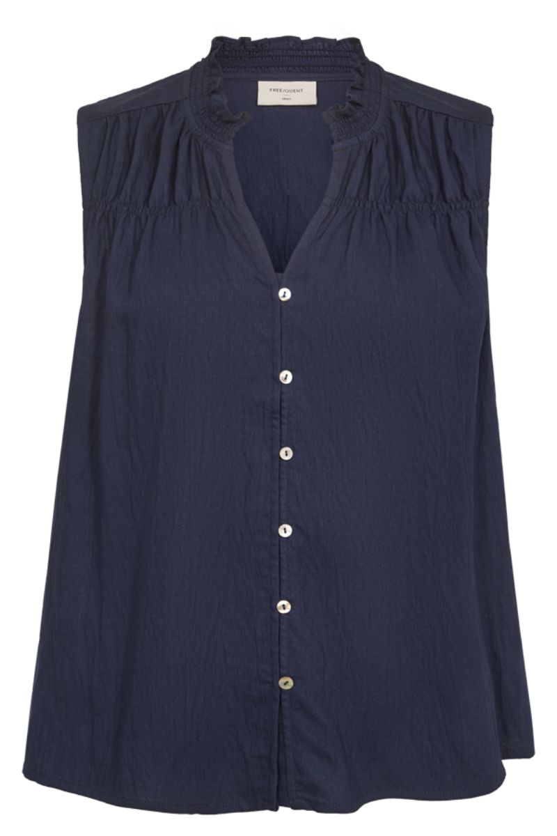 Ally Blouse 204376 | Navy Blazer | Bluse fra Freequent