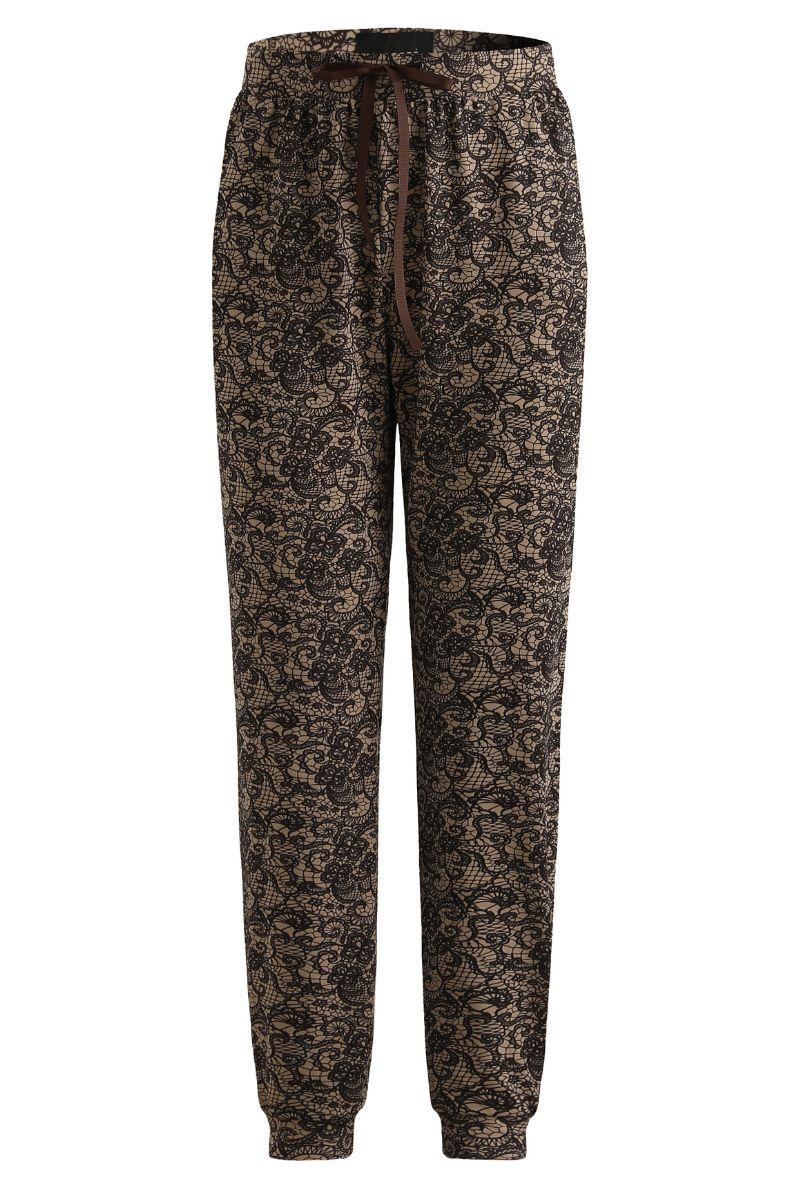 Alma Pants | Mocca Brown Lace | Bukser fra Liberté
