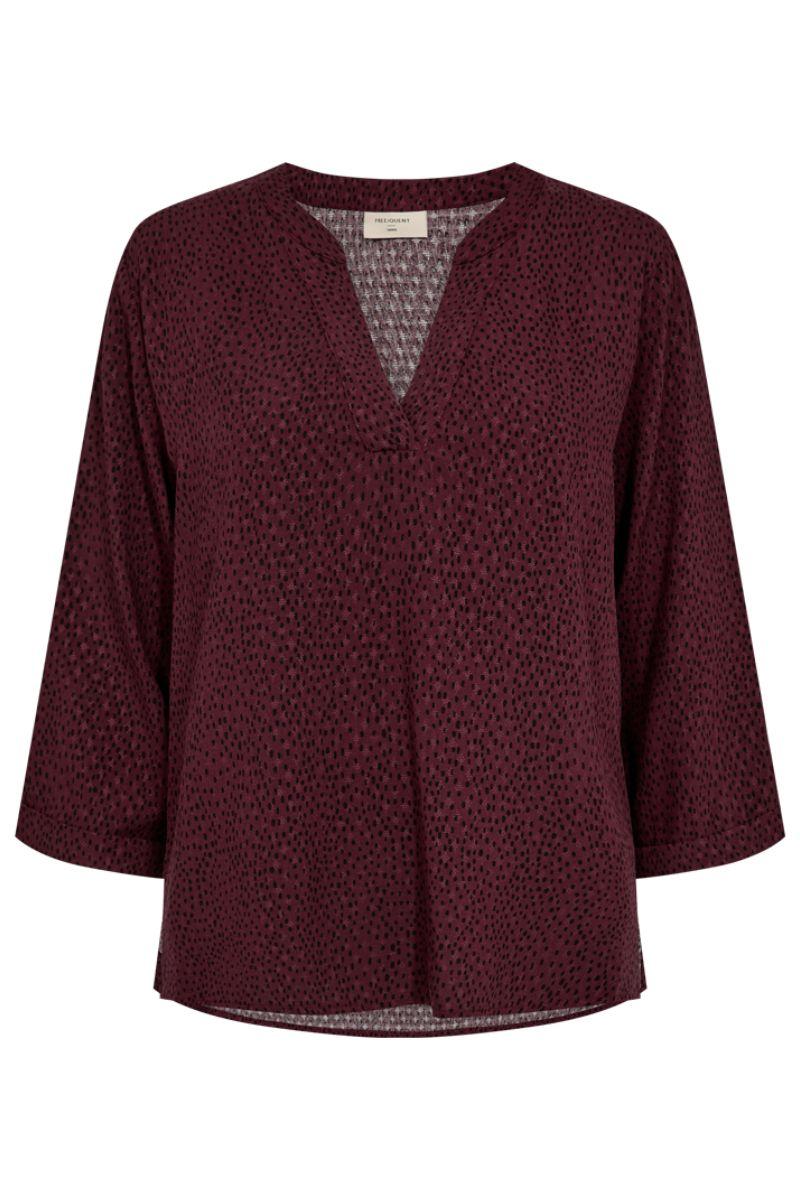 Adney Blouse 206684 | Port Royale W. Black | Bluse fra Freequent