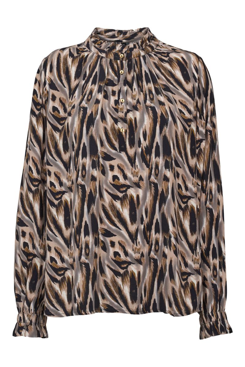 Agnes Blouse | Sand | Bluse fra Prepair