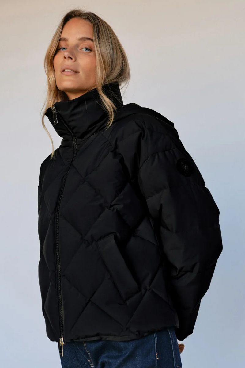 Ahla Down Jacket | Black | Jakke fra Mos Mosh
