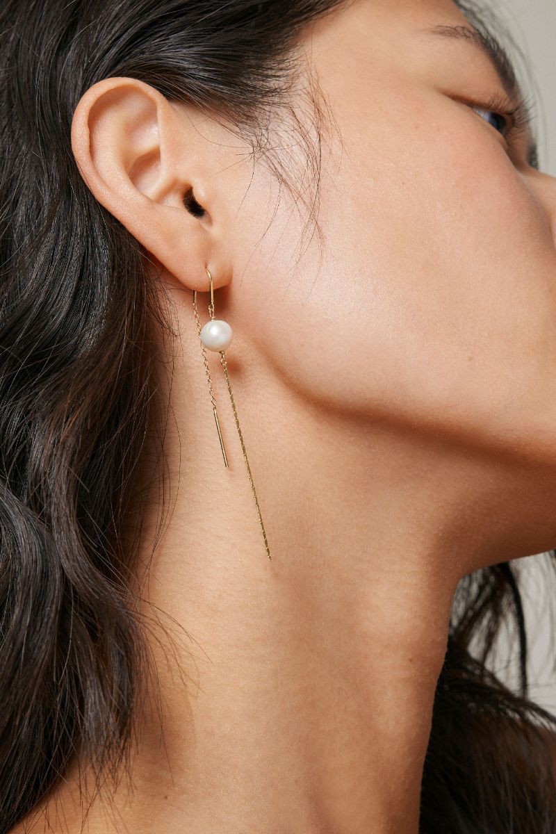 Aga Pearl | Pearls | Earrings fra Enamel