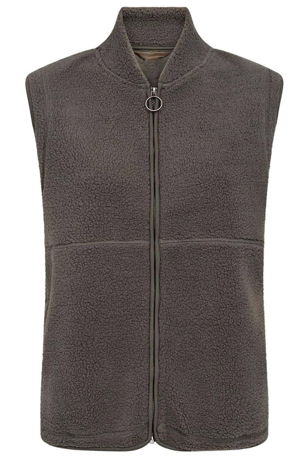 Ada Waistcoat | Army | Teddy vest fra French Laundry
