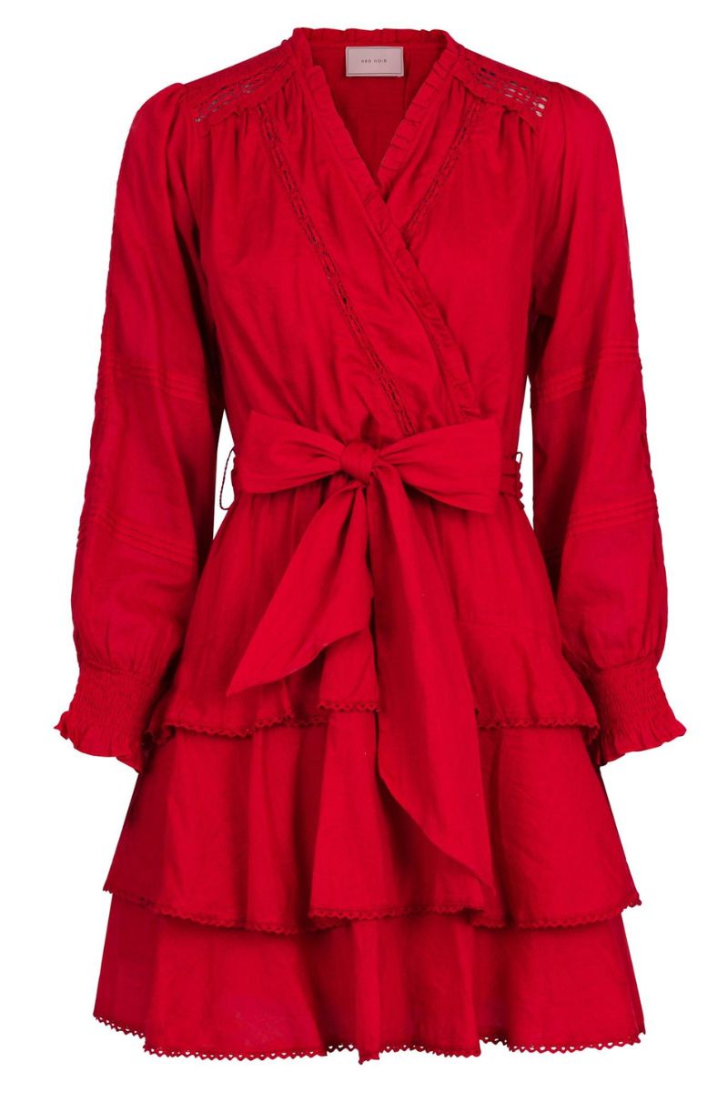 Ada S Voile Dress 161858 | Red | Kjole fra Neo Noir