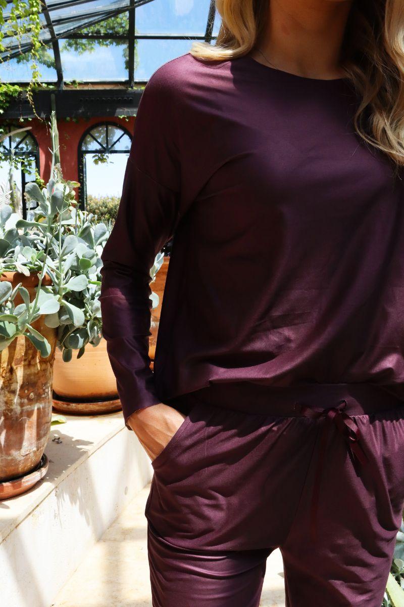 Alma Ls Top | Bordeaux | Top fra Liberté