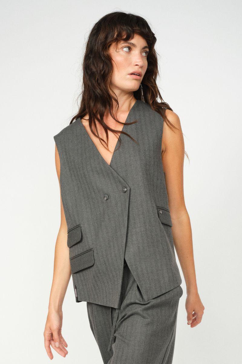 Alize Monrose Vest | Phantom | Vest fra Mos Mosh