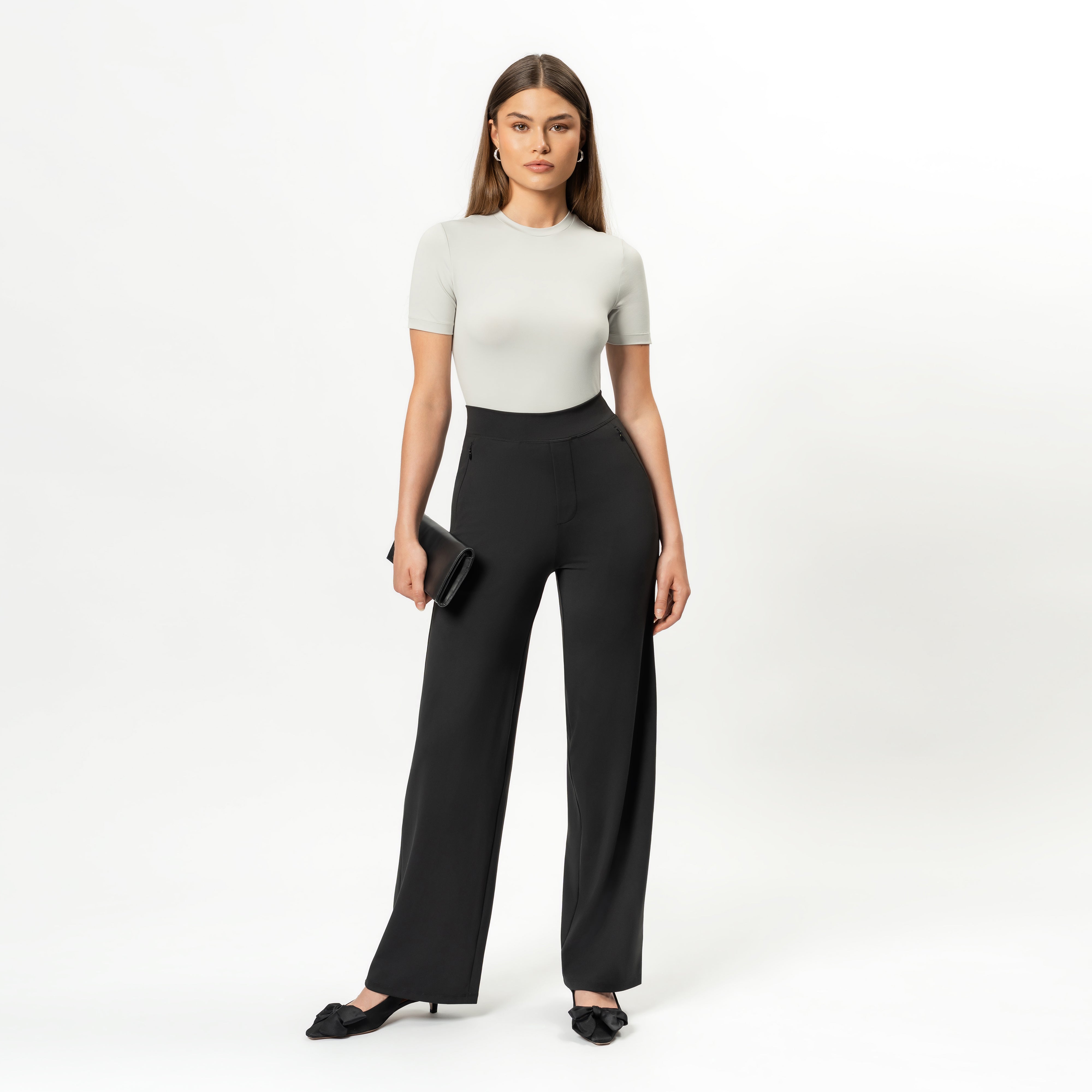 Asana relaxed straight bukse | oversize cozy loungebukse trend