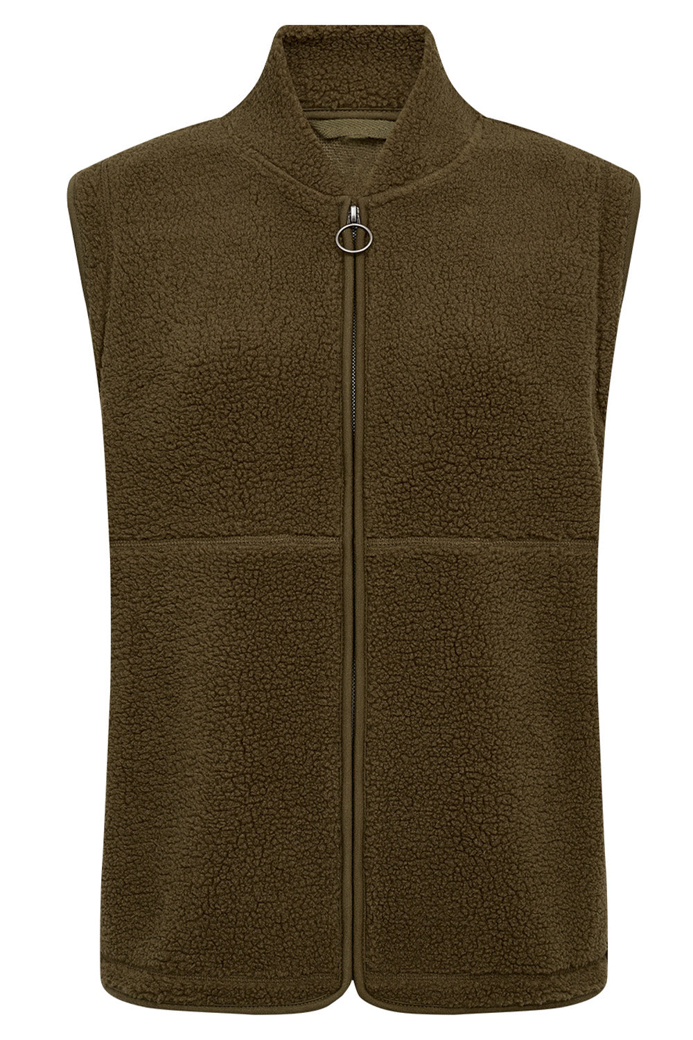 Ada Waistcoat | Brun | Teddy vest fra French Laundry