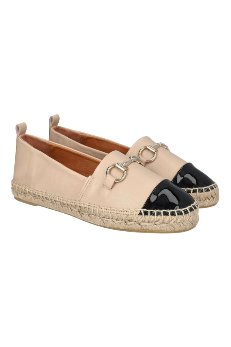 A2099 | Black patent/beige nappa | Sandaler fra Billi bi