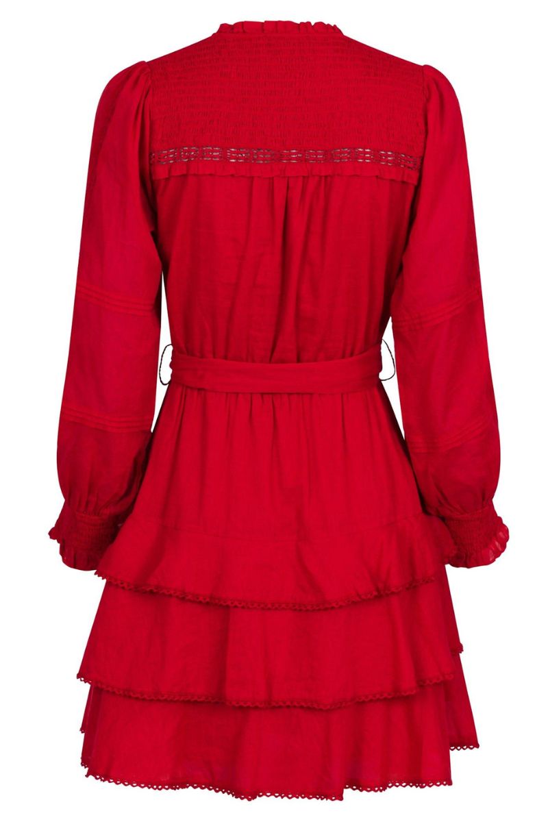 Ada S Voile Dress 161858 | Red | Kjole fra Neo Noir