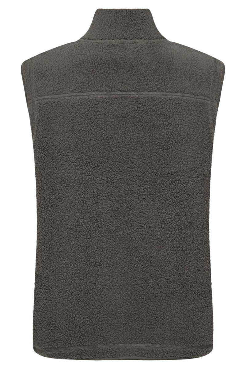 Ada Waistcoat | Army | Teddy vest fra French Laundry