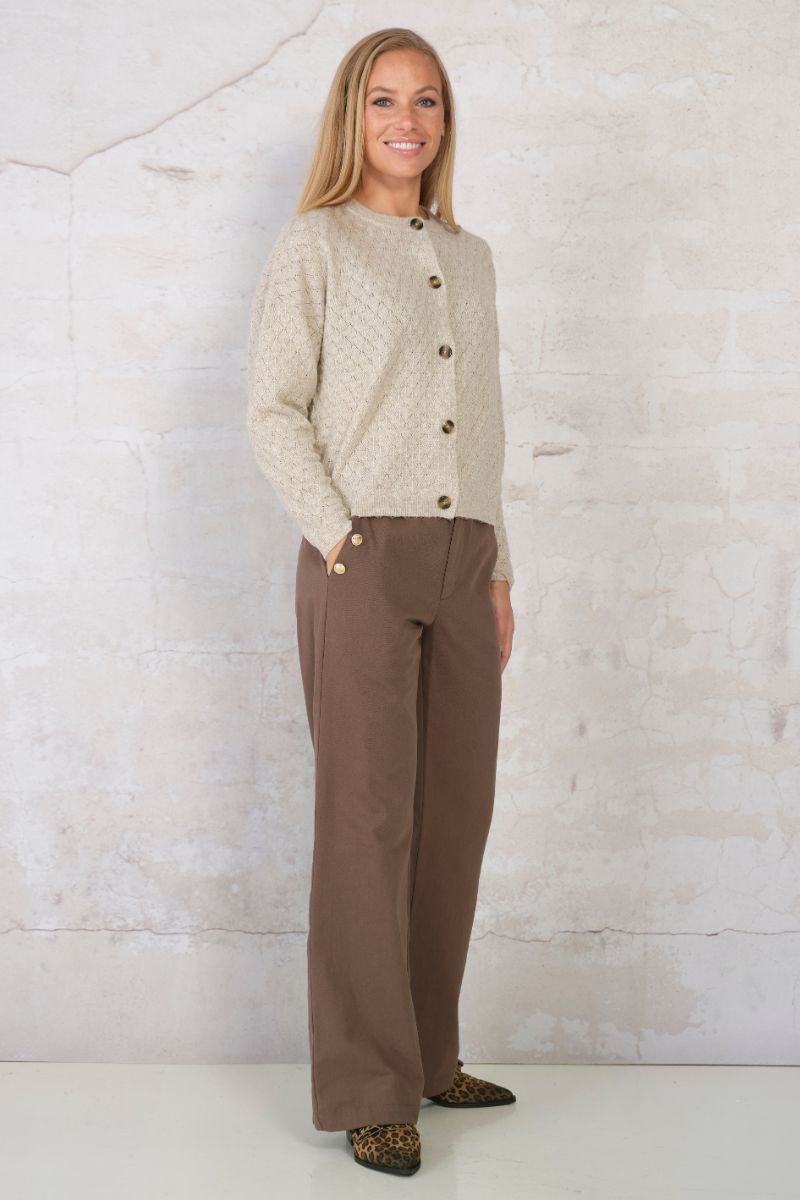 Agnethe Pants | Brown | Bukser fra Prepair