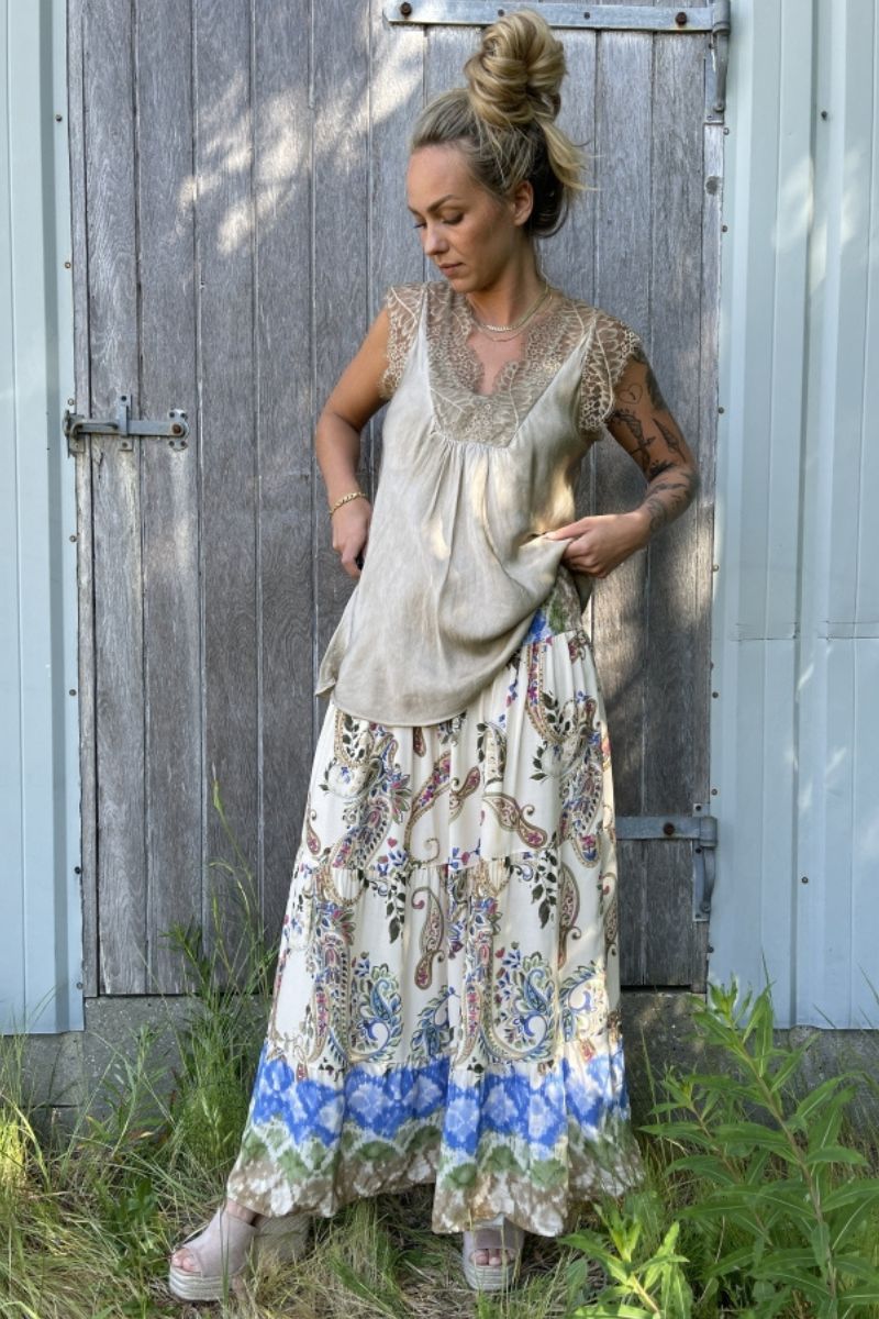 5201 | Kaki 6398 | Nederdel fra Marta du Chateau