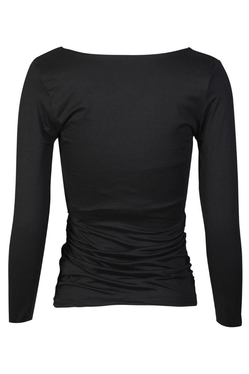 Alma Ls Turn Top | Black | Top fra Liberté
