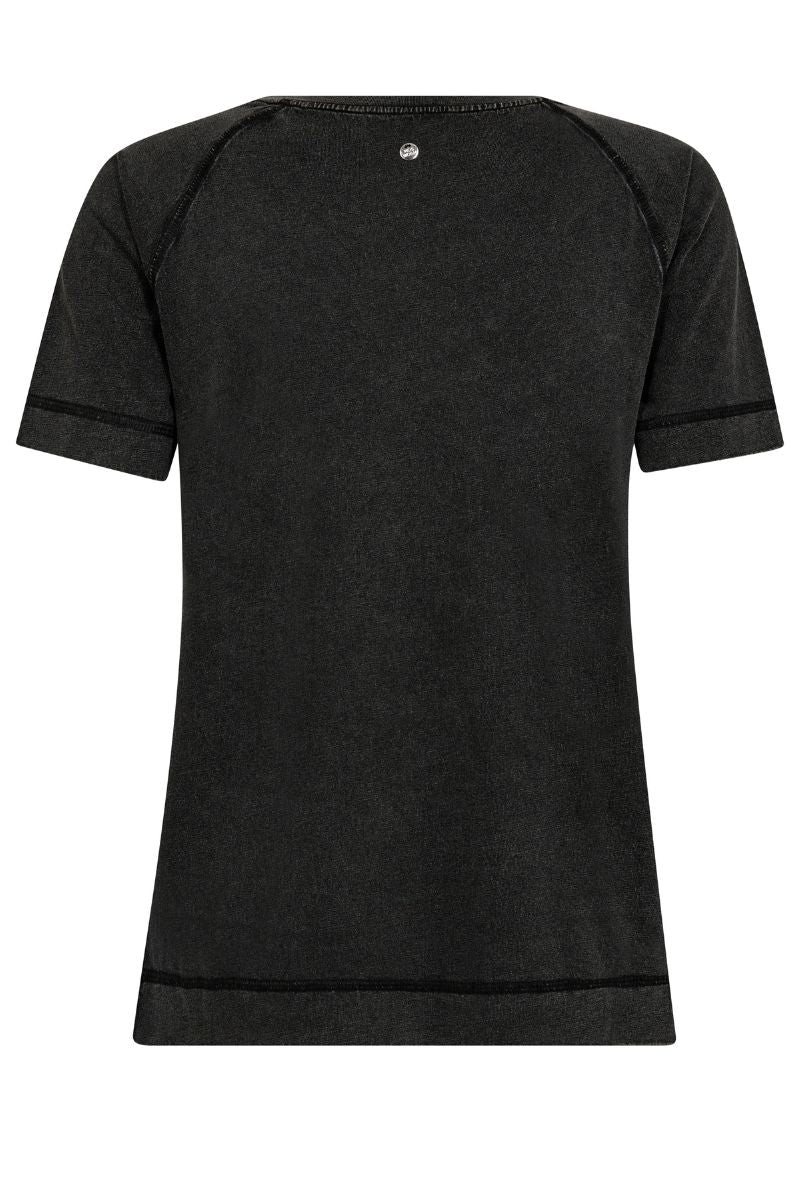 Abney O-SS Tee | Black | T-shirt fra Mos Mosh
