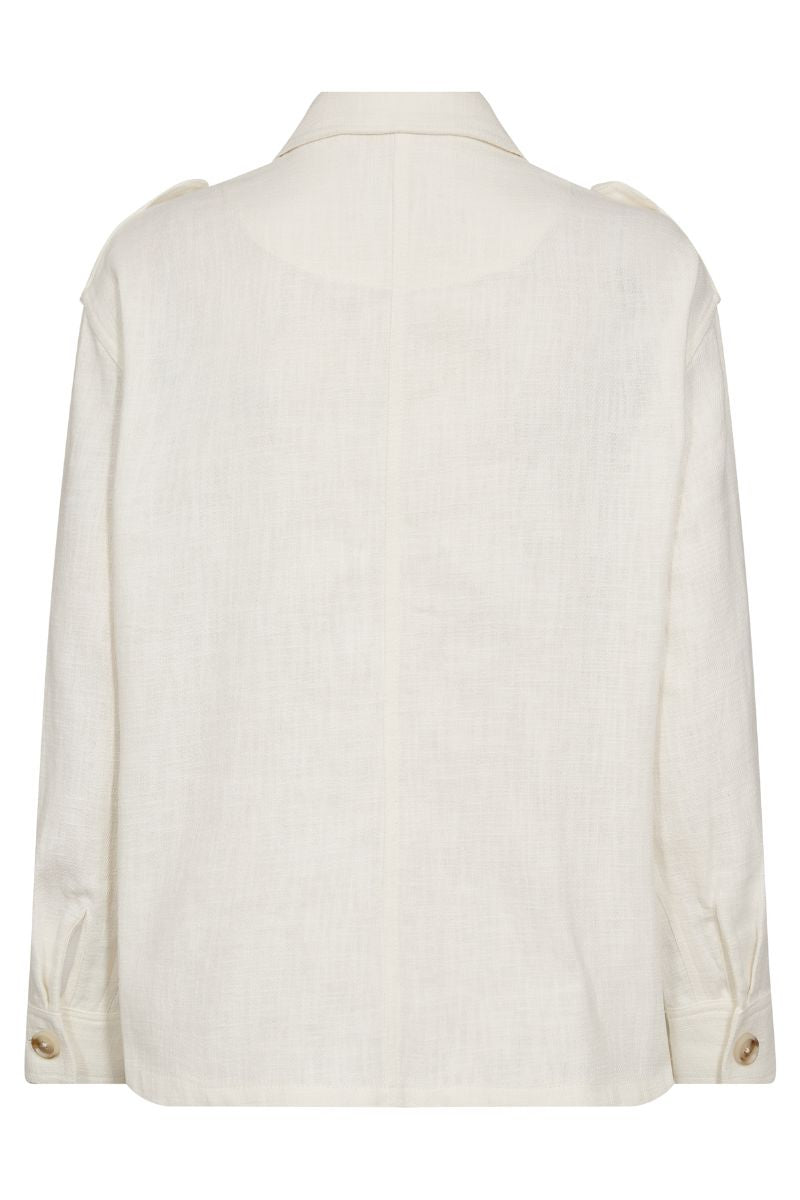 Alfea Ramie Jacket | Ecru | Jakke fra Mos Mosh