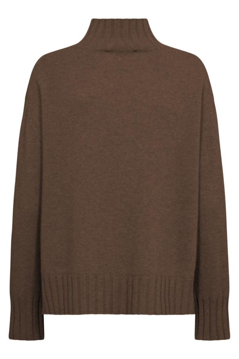 Aima Cashmere Highneck Knit | Rain Drum | Strik fra Mos Mosh