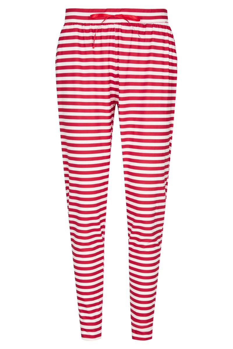 Alma Pants | Red Creme Stripe | Bukser fra Liberté