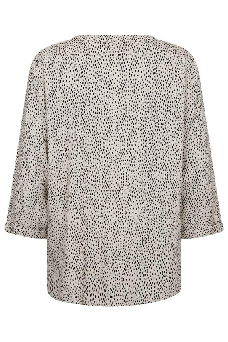 Adney Blouse 206684 | Moonbeam W. Black | Bluse fra Freequent