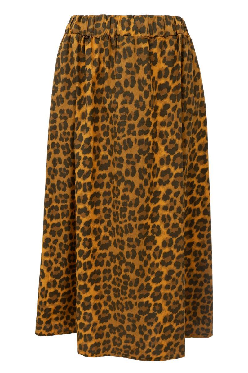 Abbie Skirt | Mustard Leo | Nederdel fra Black Colour