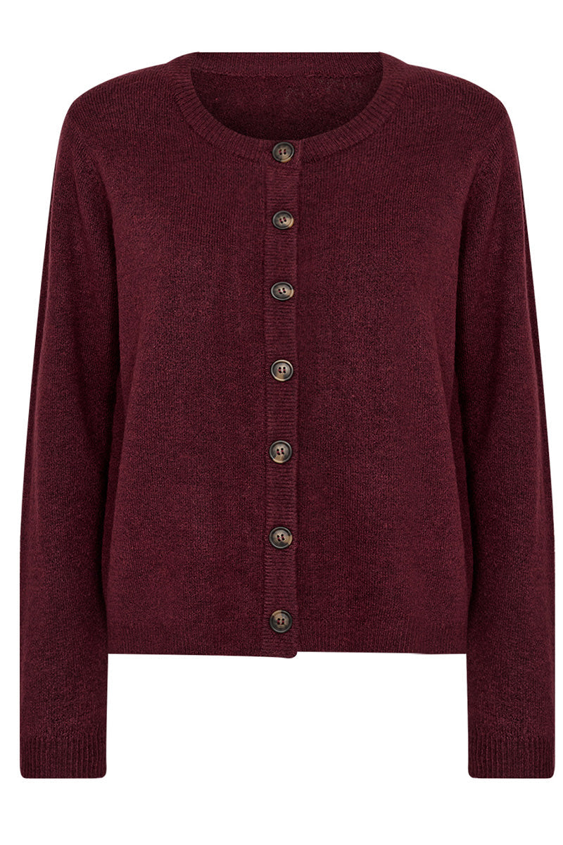 Alice Cardigan | Bordeaux | Strik fra Statebird
