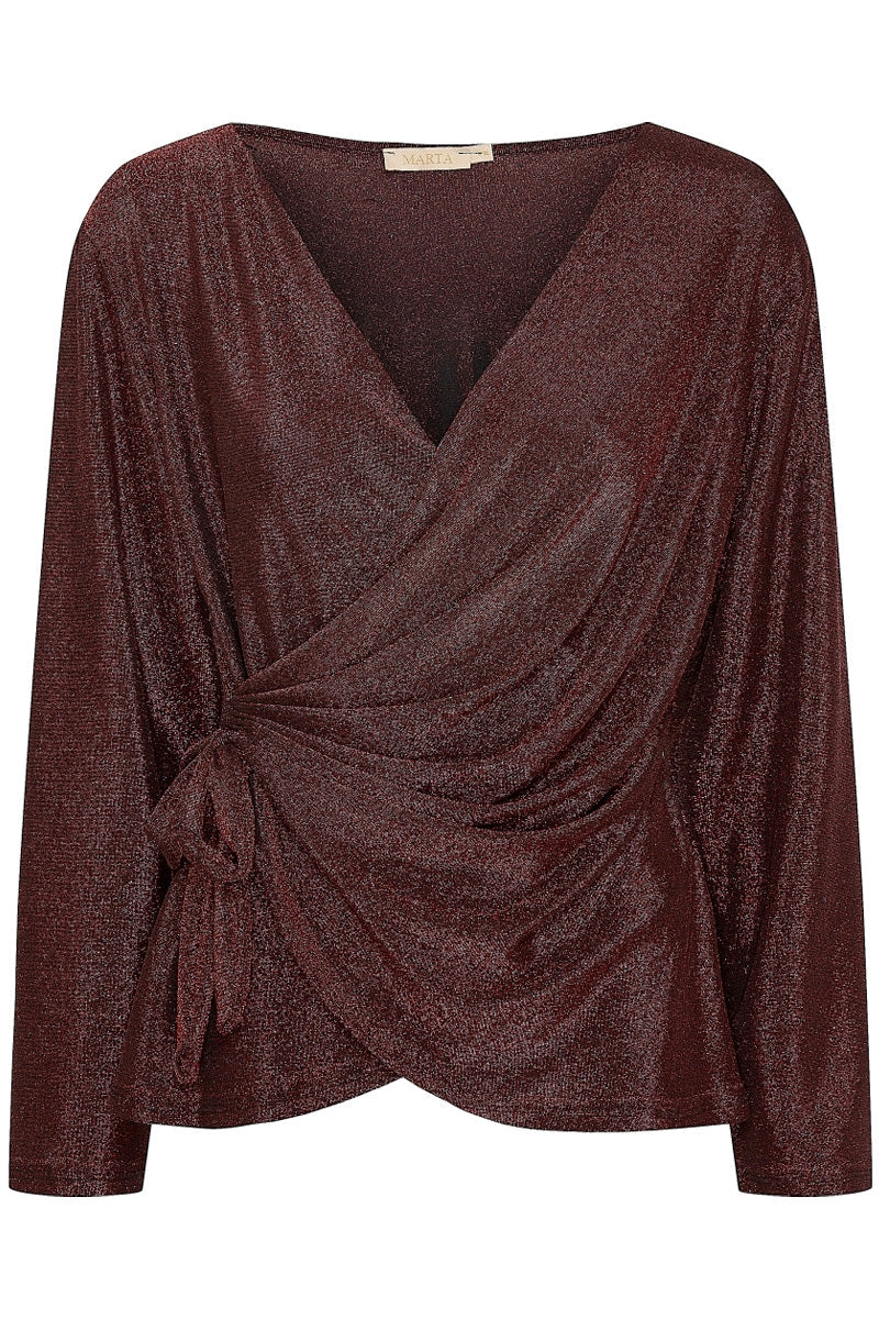 1612 | Red | Bluse fra Marta du Chateau