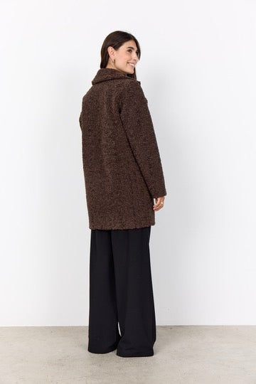 Addy FF Teddy Coat | Brun | Frakke fra French Laundry