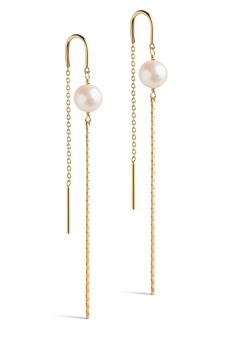 Aga Pearl | Pearls | Earrings fra Enamel