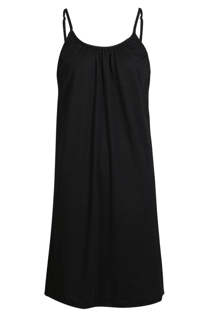 Alma Short Strap Dress | Black | Kjole fra Liberté