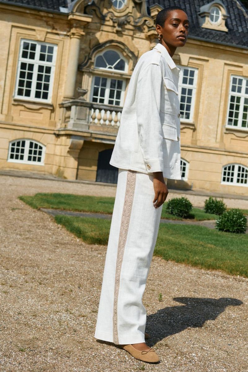 Alfea Ramie Jacket | Ecru | Jakke fra Mos Mosh