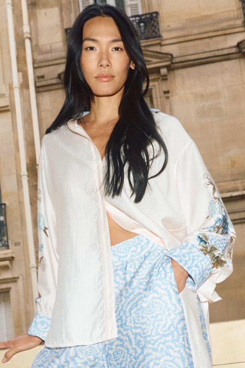 Abila Saku Shirt | Ecru | Skjorte fra Mos Mosh