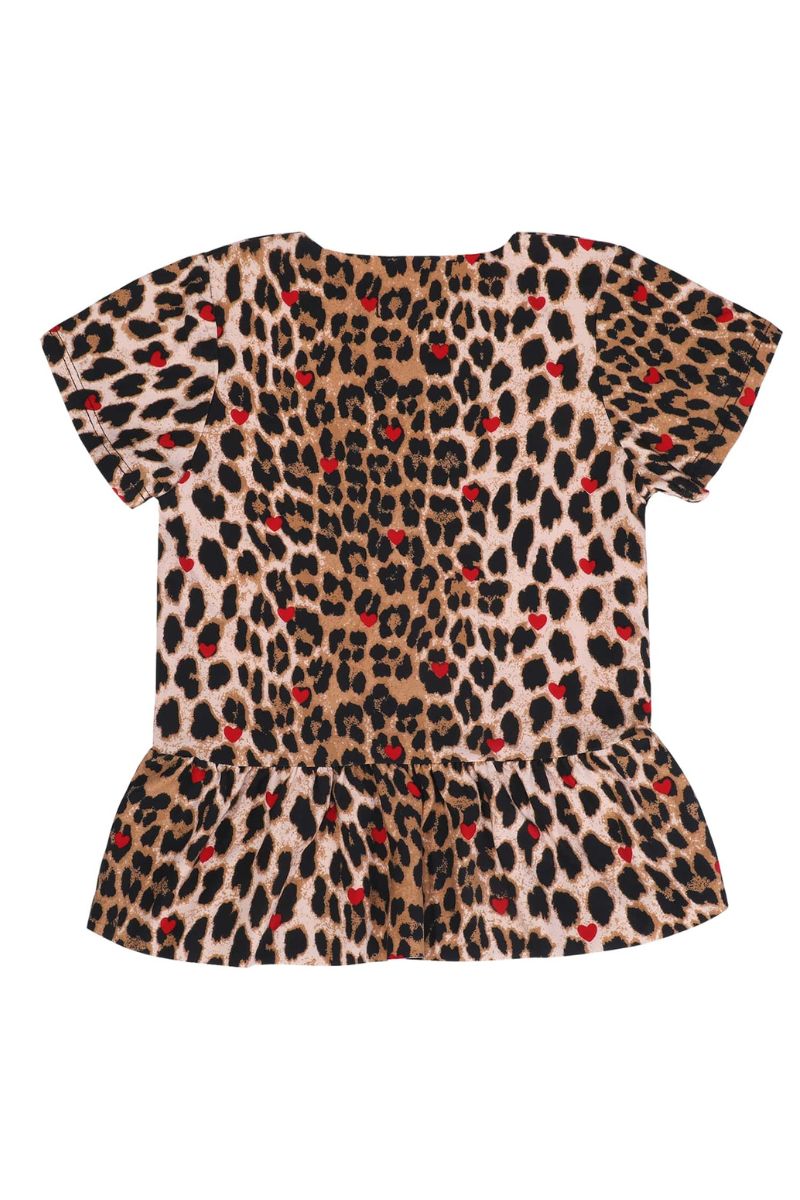 Alma Frill T Shirt (Kids) | Lux Leo Red Heart