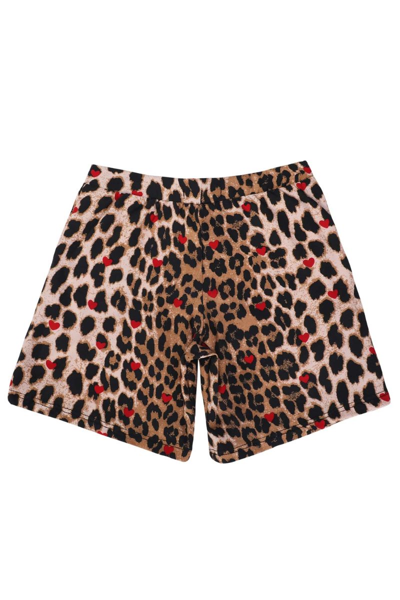 Alma Shorts (Kids) | Lux Leo Red Heart