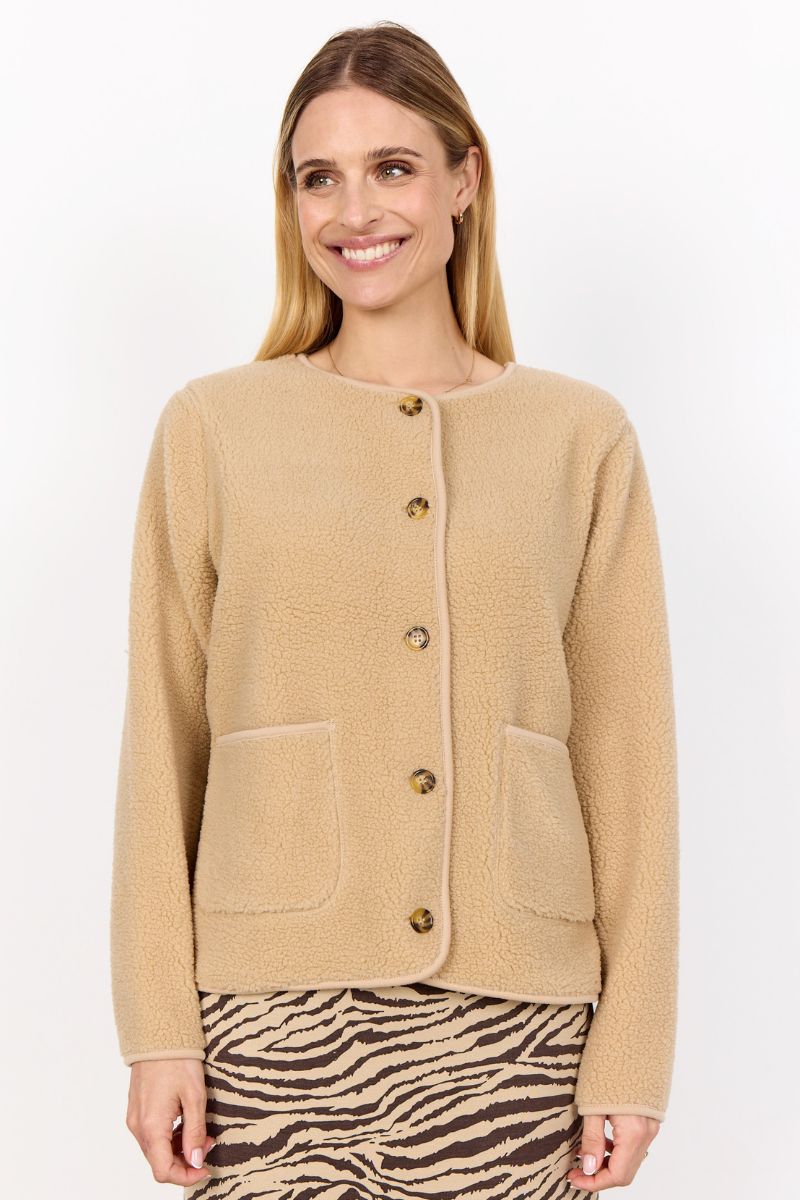 Ada Teddy Jacket | Sand | Jakke fra French Laundry