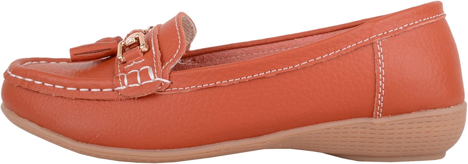 DAME LOAFERS I SKINN – SLIP-ON KOMFORT OG KLASSISK DESIGN | TRENDY DAMESKO MÅ HA