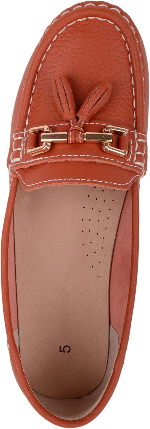 DAME LOAFERS I SKINN – SLIP-ON KOMFORT OG KLASSISK DESIGN | TRENDY DAMESKO MÅ HA