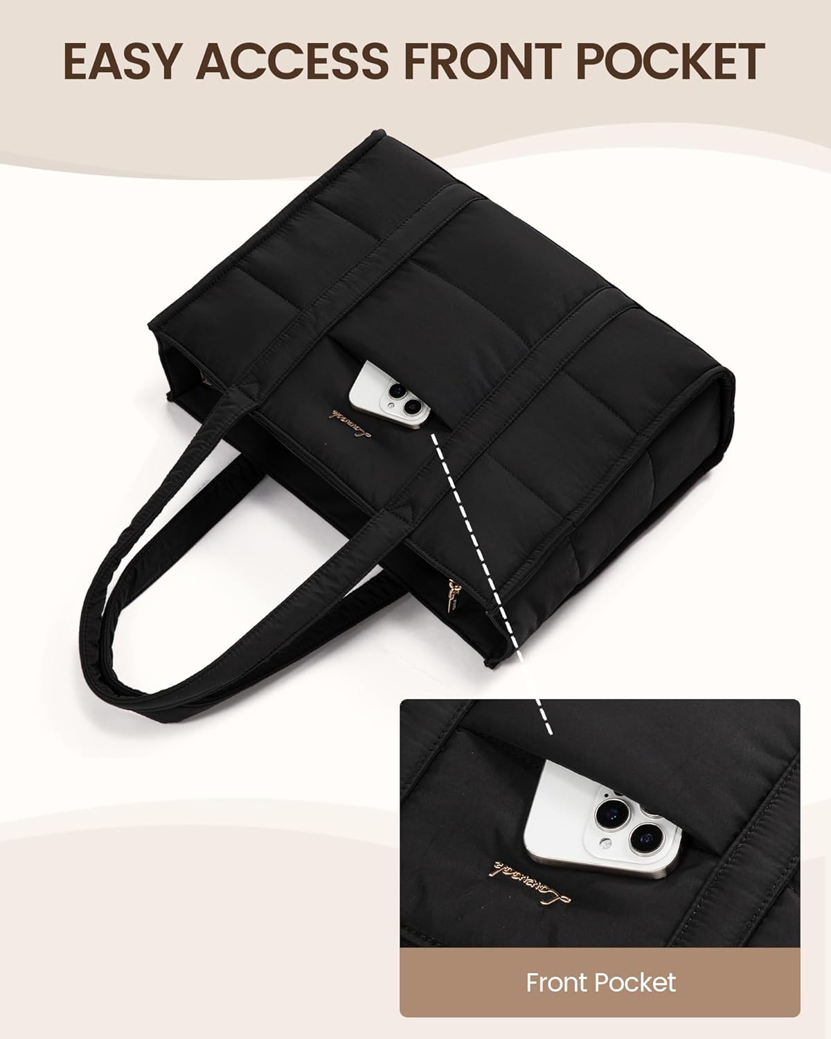 LAPTOPVESKE FOR DAMER – LETT, VASKBAR & ROMSLIG | TRENDY WORK TOTE & BUSINESS BAG