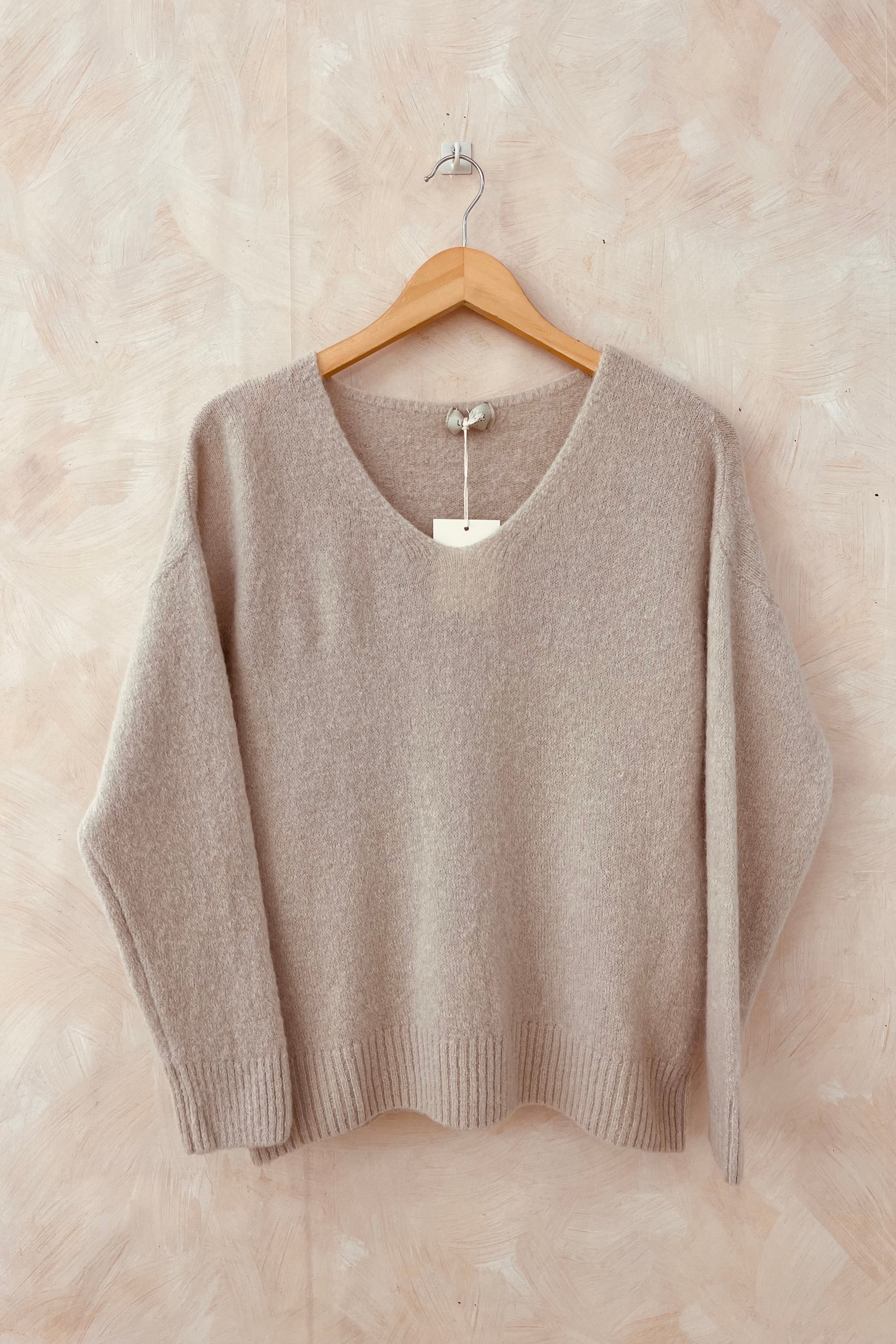 Allie Alpaca knit | Beige | Strik fra Atelier C
