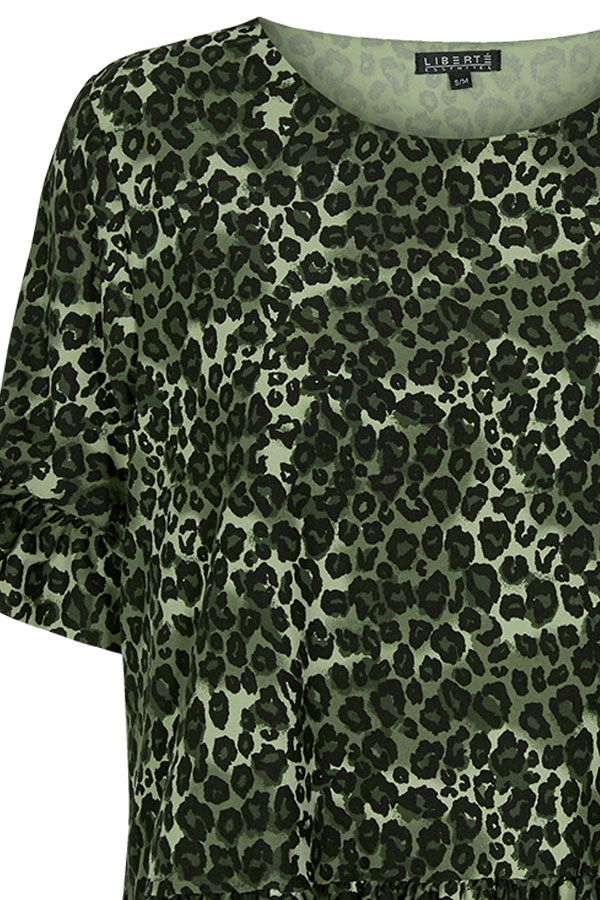 Alma Frill T-Shirt | Army Leo | T-Shirt fra Liberté