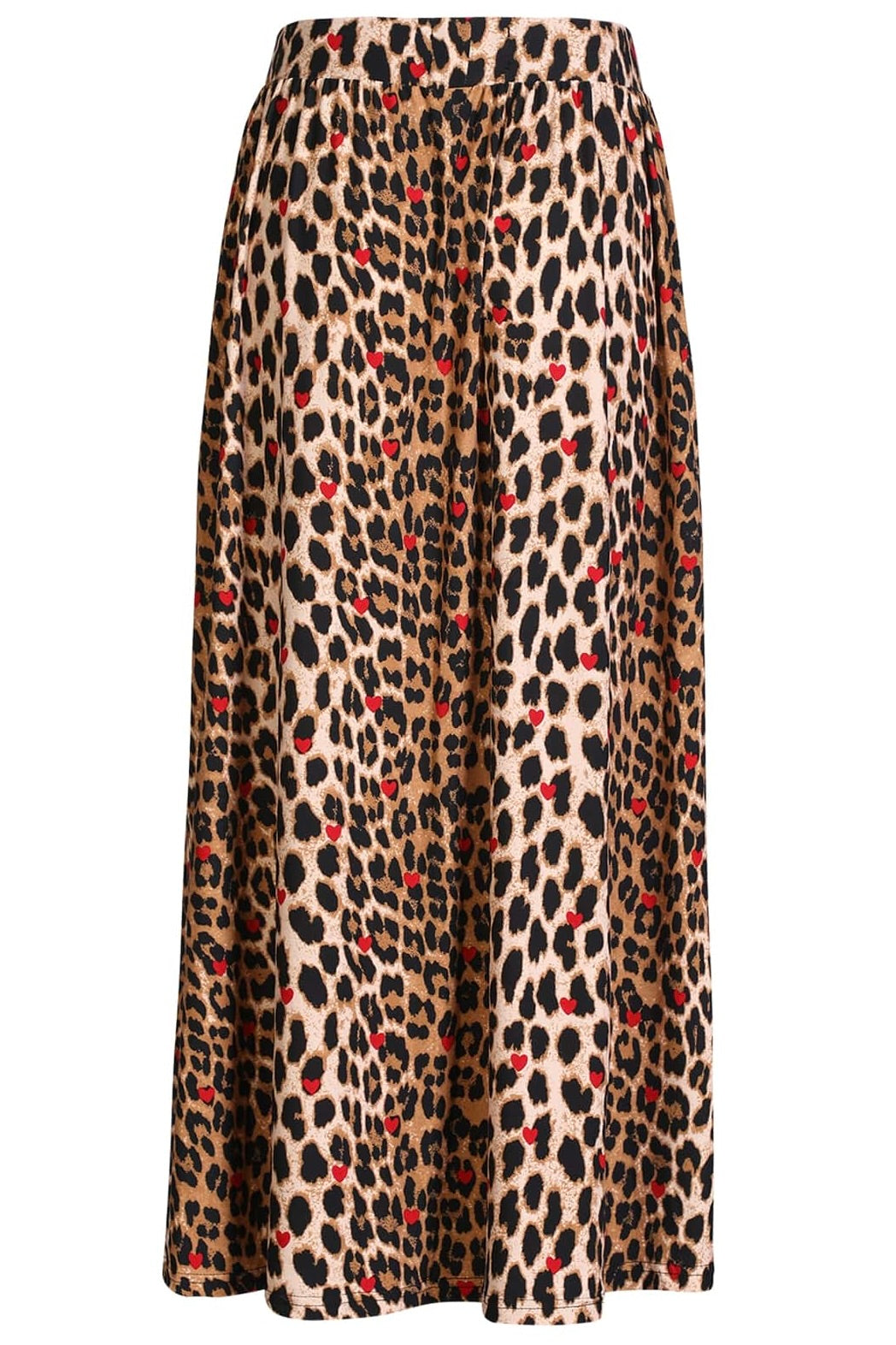Alma Loose Skirt | Lux Leo Red Heart | Nederdel fra Liberté