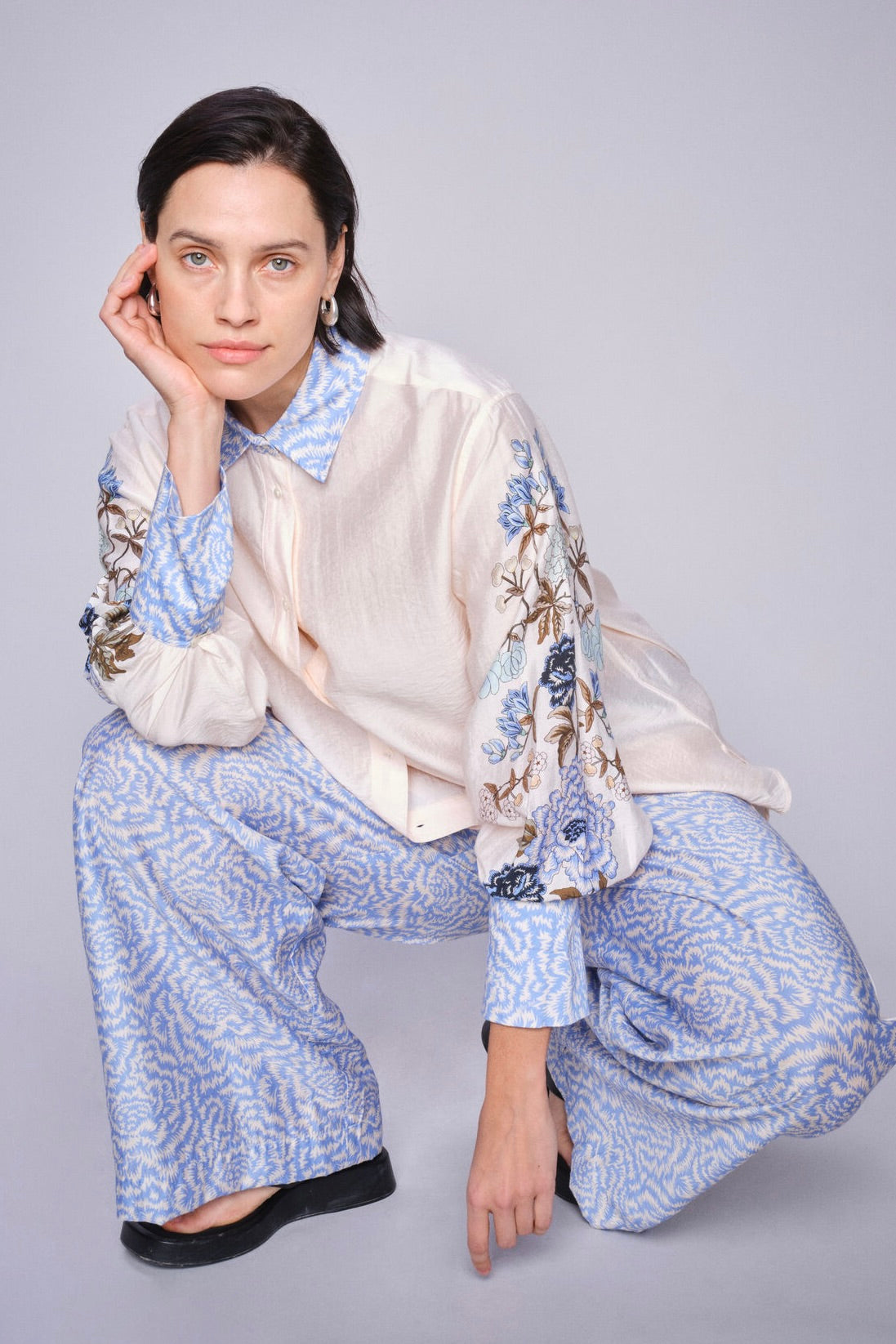 Abila Saku Shirt | Ecru | Skjorte fra Mos Mosh