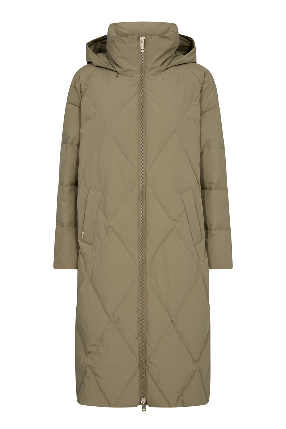 Ahla Long Down Jacket | Mermaid | Jakke fra Mos Mosh