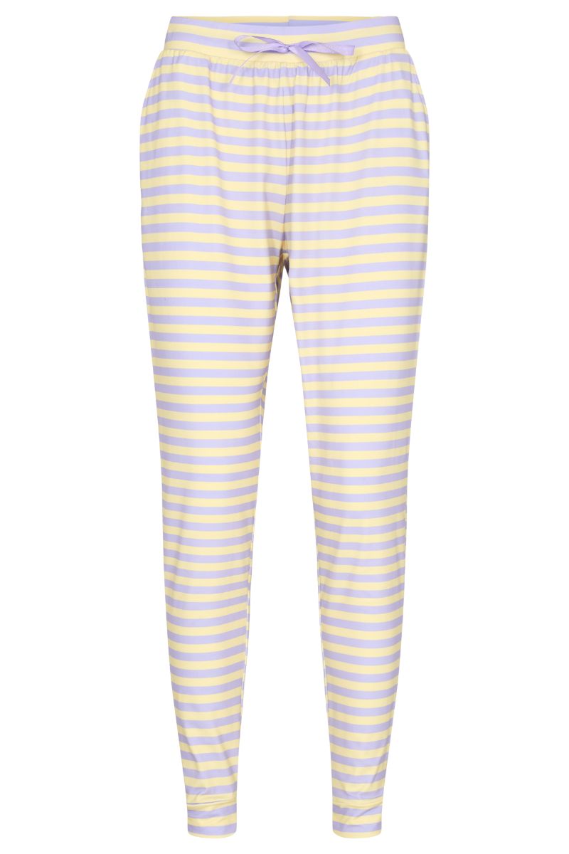 Alma Pants | Lavender Yellow Stripe | Bukser fra Liberté