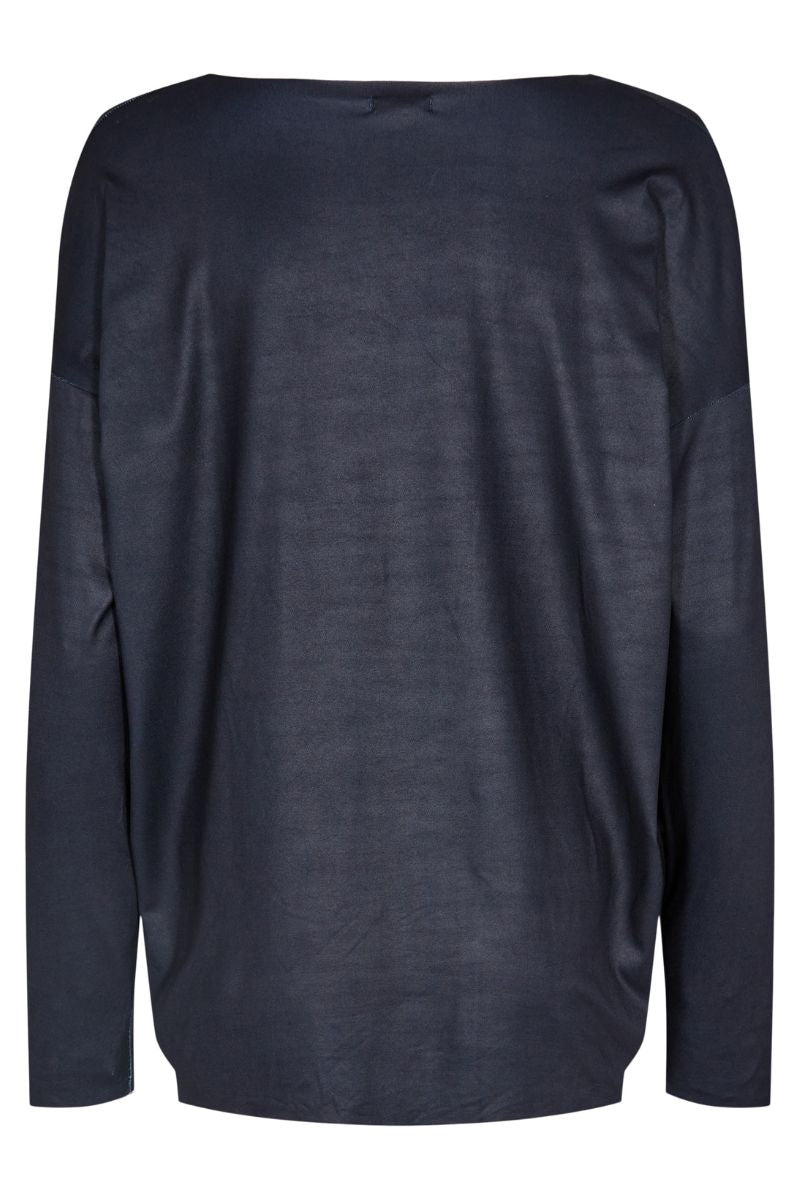 Alma Ls Top | Dark Navy | Bluse fra Liberté