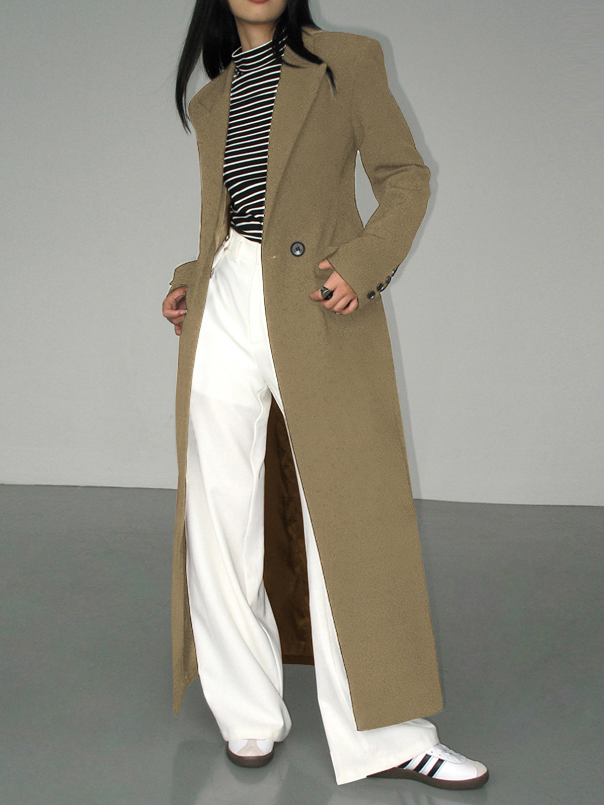 Elegant Blazer med Splitt-ermer