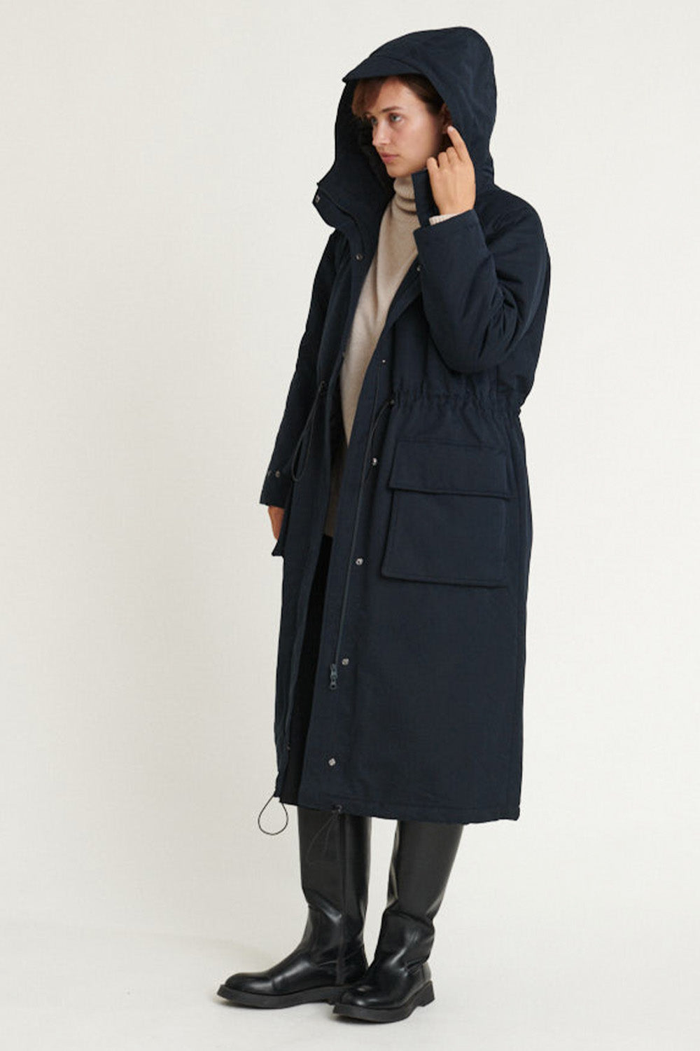 Ajlin Parka | Sky Captain | Jakke fra Basic Apparel